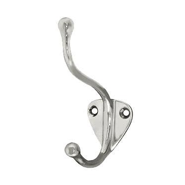 Merit 14791 Coat & Hat Hook, 1-15/16" x 1-3/4"