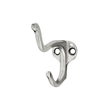 Merit 14925 Coat & Hat Hook, 1-1/4" x 1-3/4"