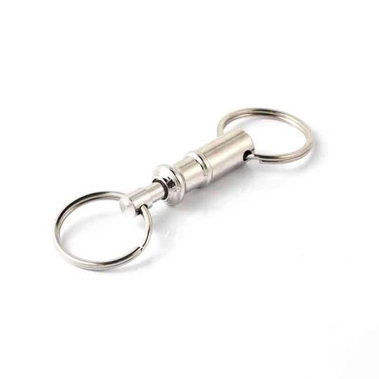 KEY-BAK 0301-121 Pull-Apart Key Ring, Chrome