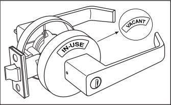 Cal-Royal INDLEV-20 Privacy Indicator Leverset