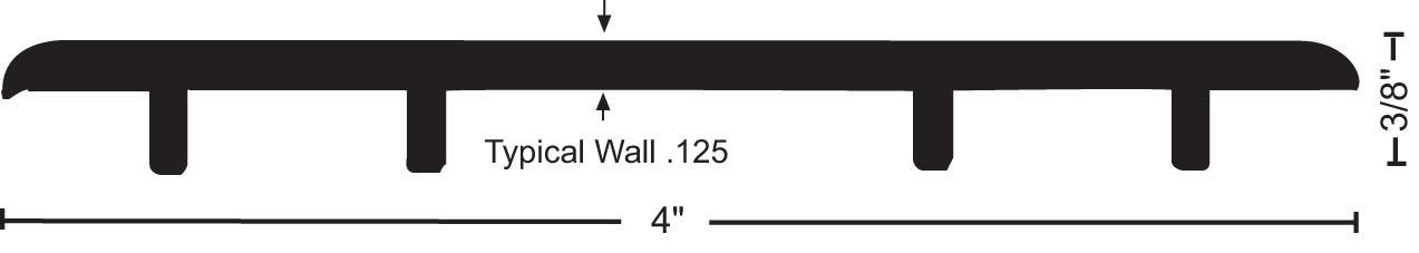 NGP 404 Carpet Divider Threshold