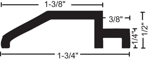 NGP 8141 Aluminum Threshold Assembly Component