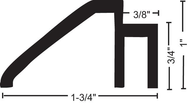 NGP 8152 Aluminum Threshold Assembly Part