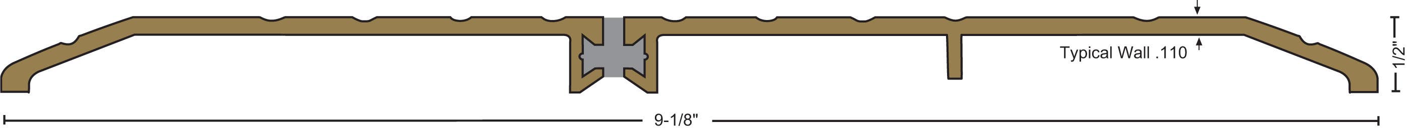 NGP 8429 Thermal Break Saddle Threshold