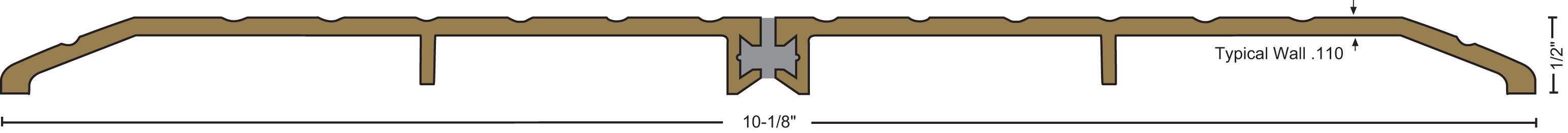 NGP 8430 Thermal Break Saddle Threshold