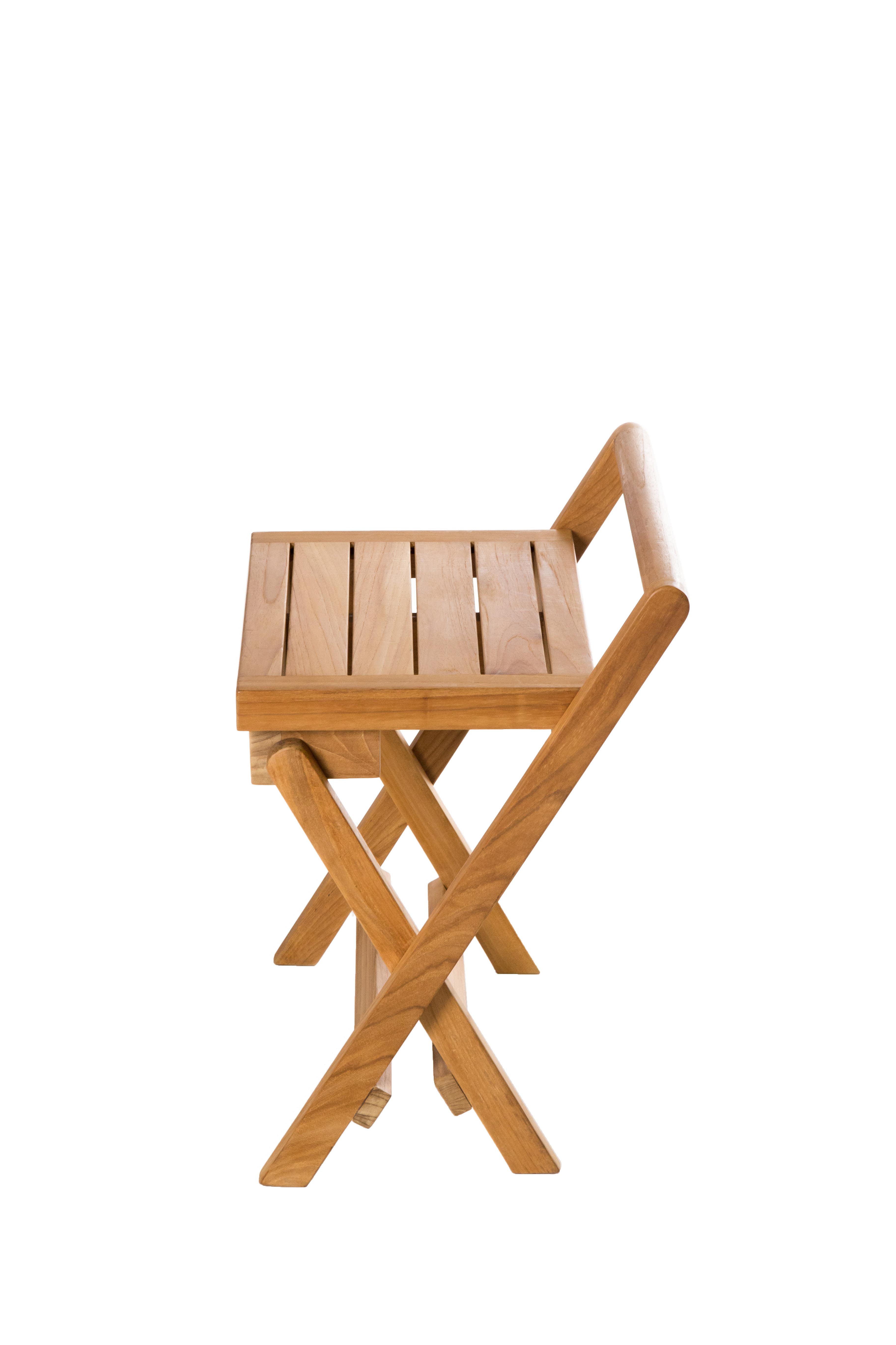 ARB Teak BEN560 Folding Shower Bench w/ Handle 16in.