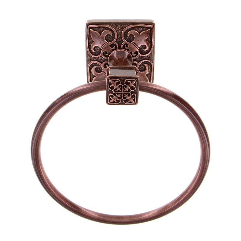 Vicenza TR9013 Fluer de Lis French Square Towel Ring