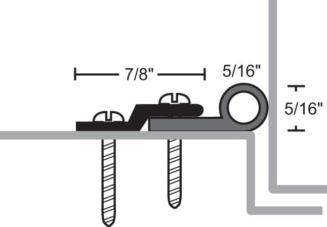 NGP 129U Aluminum Polyurehane Perimeter Seal