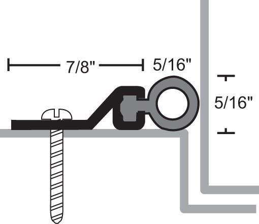 NGP 161S Aluminum Silicone Perimeter Seal