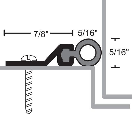 NGP 161V Aluminum Vinyl Perimeter Seal
