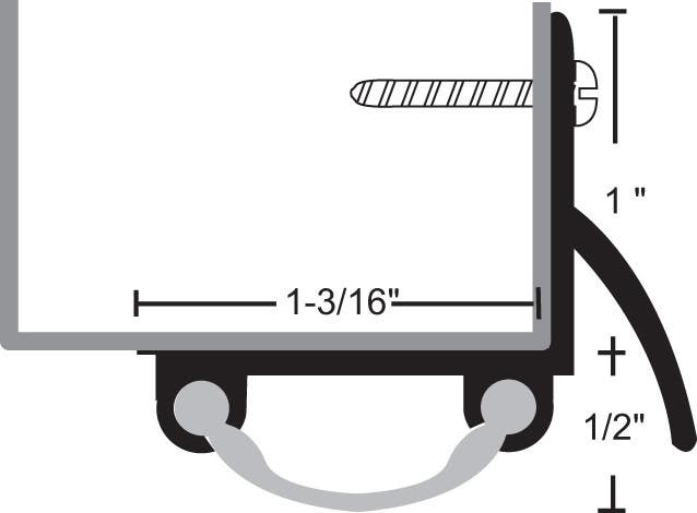 NGP 18V Aluminum Vinyl Door Shoe