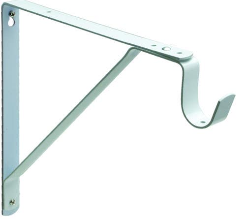 Pamex DD06-33WC Heavy Duty Fixed Shelf & Rod Support Bracket