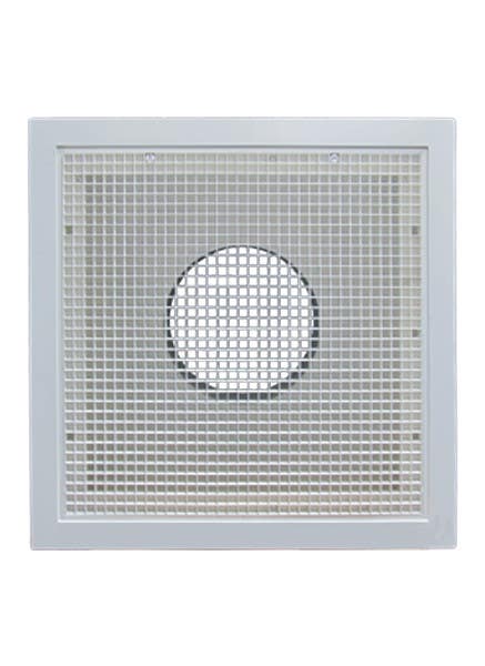 American Louver STR-ERFG Stratus Plastic Round Collar Transition Filter Grille