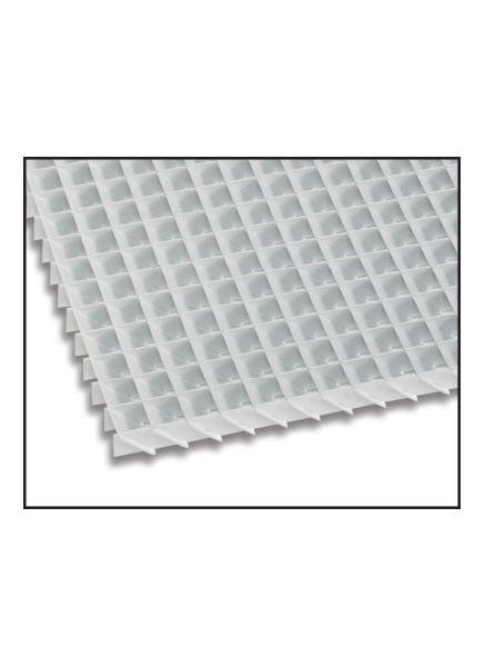 American Louver ALUMWHT-45-2448 Aluminum Sight-Guard Eggcrate Core, White