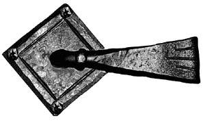 Acorn INN L08L 4 1/3" Straight Lever Left Handed