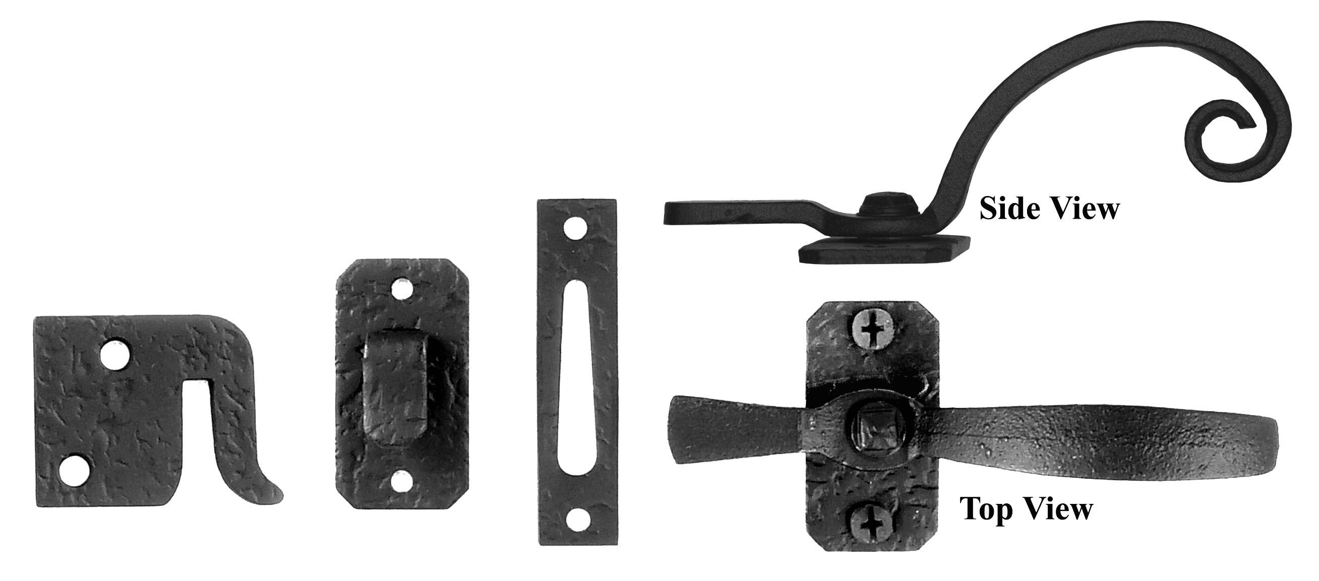 Acorn RL8BR Gate Black Latch Casement