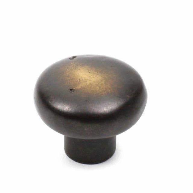 Century 19609-AI Whistler Knob, Cast Bronze Aged Iron, 1 5/8" Diameter