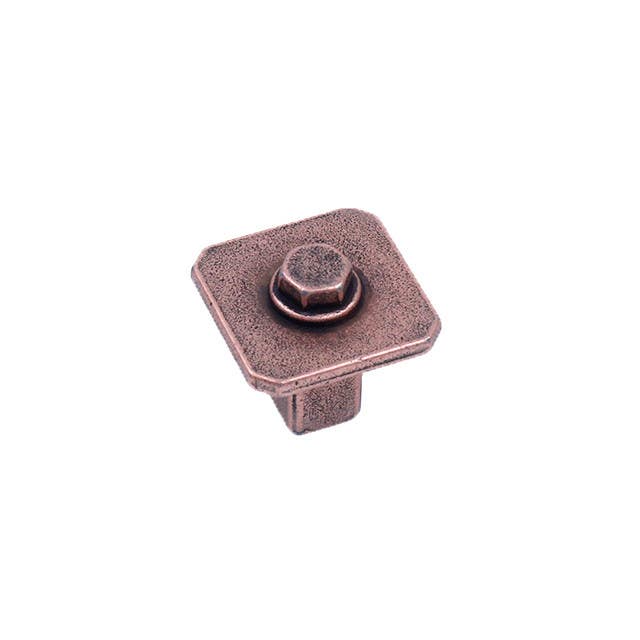 Century 20223 Raw Authentic Square Knob, 1 1/16" Diameter