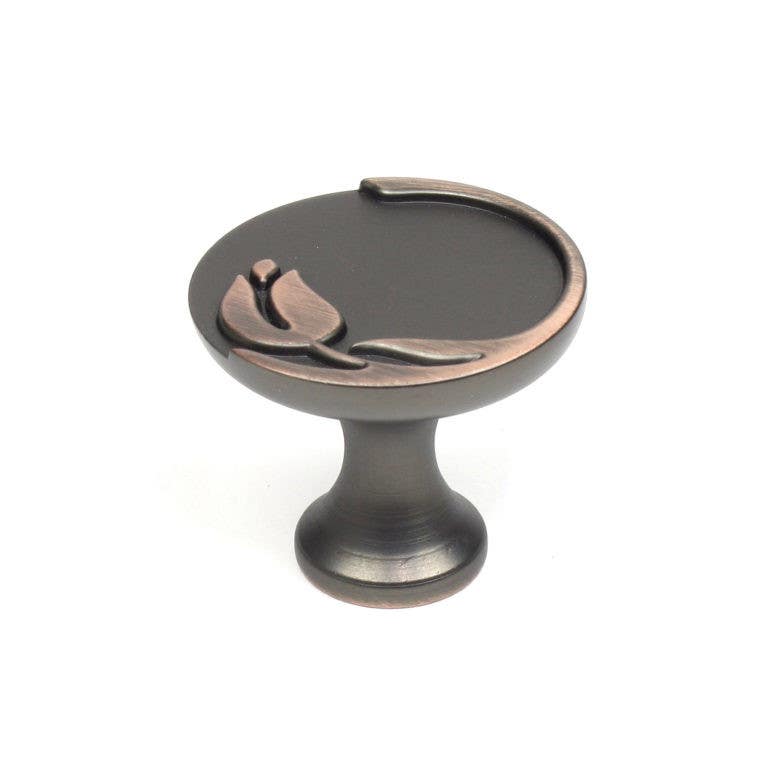 Century 24215-AZC Tulip Round Knob, 1 3/16" Diameter