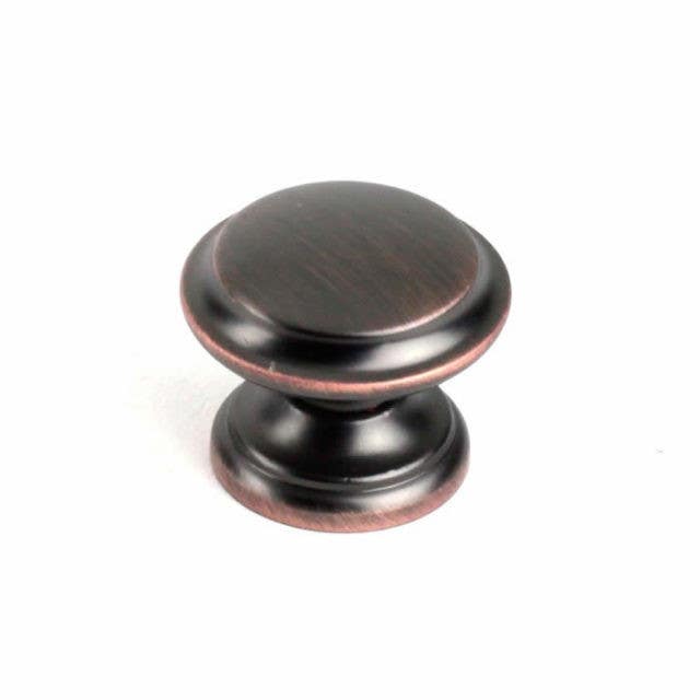 Century 28127-AZC Bocci Knob, 1 3/8" Diameter, Finish - Antique Bronze w/Copper