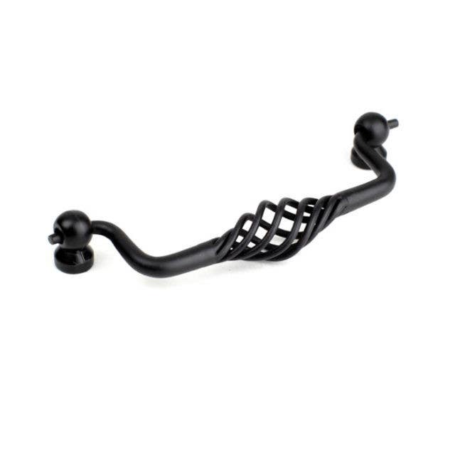 Century 44038-MB Orleans Birdcage Bail Pull, Finish - Matte Black