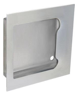 Burns Manufacturing 460 Flush Pull 5"×5" ADA-Concealed in Cup
