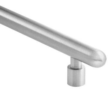 Burns Manufacturing VP 4000 Series Vertical Pull, Straight Post Mount - Round Ends w/ Step-Down Post