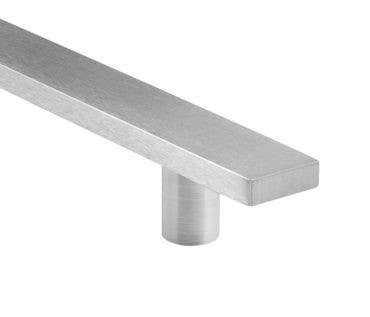 Burns Manufacturing VP 8000 Series Square Pull, Rectangular Bar - 1" Diameter Straight Post Mount