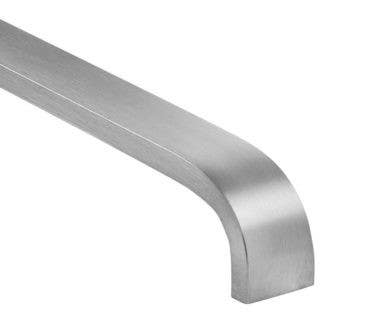 Burns Manufacturing VP 8000 Series Square Pull, Rectangular Bar - Top & Bottom Radius Bends