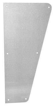 Burns Manufacturing 61 Shaped Decorative Wrought Push Plate, .050 Thick