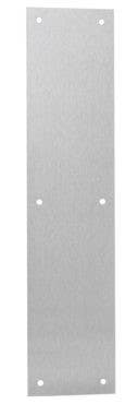 Burns Manufacturing 80 Series Push Plate, .125 Thick x Round Bevel Top & Bottom