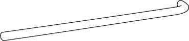 Burns Manufacturing 422SB Push Bar Single Bend