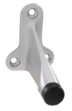 Burns Manufacturing 526 Wedge Stop, Satin Chrome Plated