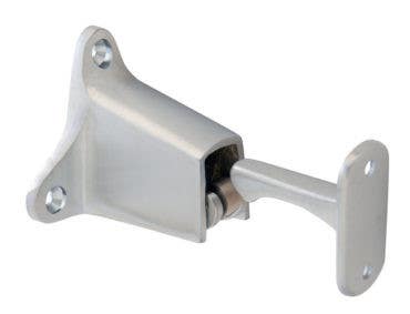 Burns Manufacturing 533 Automatic Wall Type Holder & Stop, Satin Chrome Plated