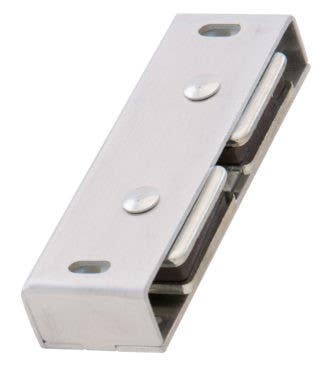 Burns Manufacturing 608 Magnetic Catch, Satin Chrome Plated