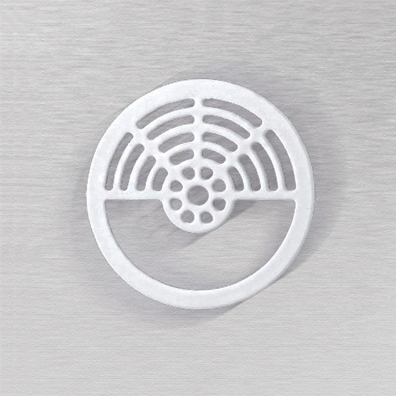 Ceco 1012 Floor Sink Full Round Top Grate, White