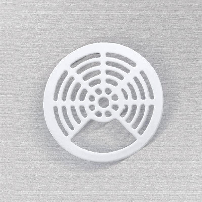 Ceco 1034 Floor Sink 3/4 Round Top Grate, White