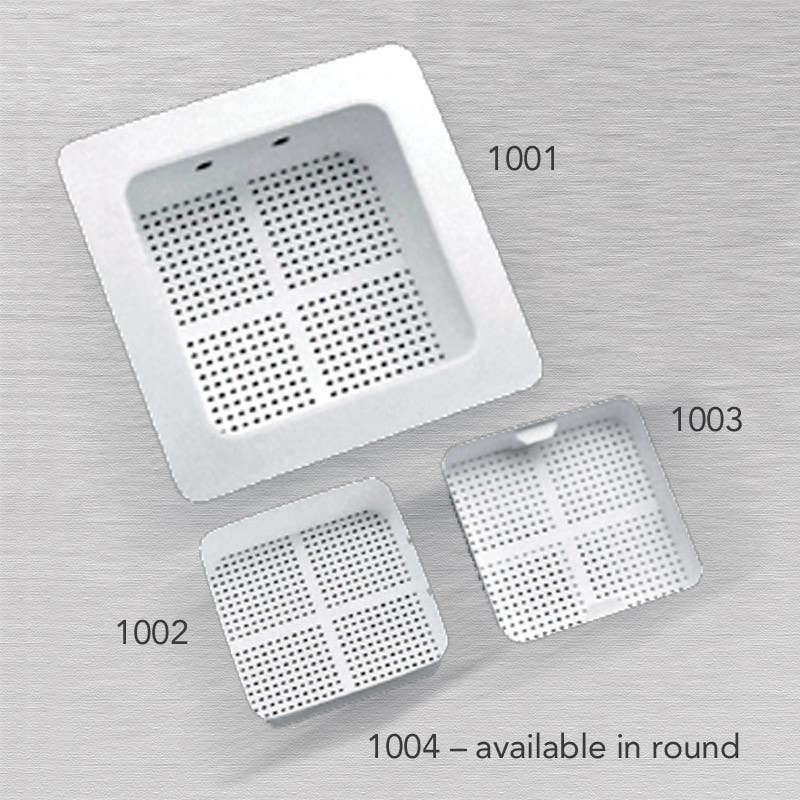 Ceco 1004 Sediment Bucket Round, White