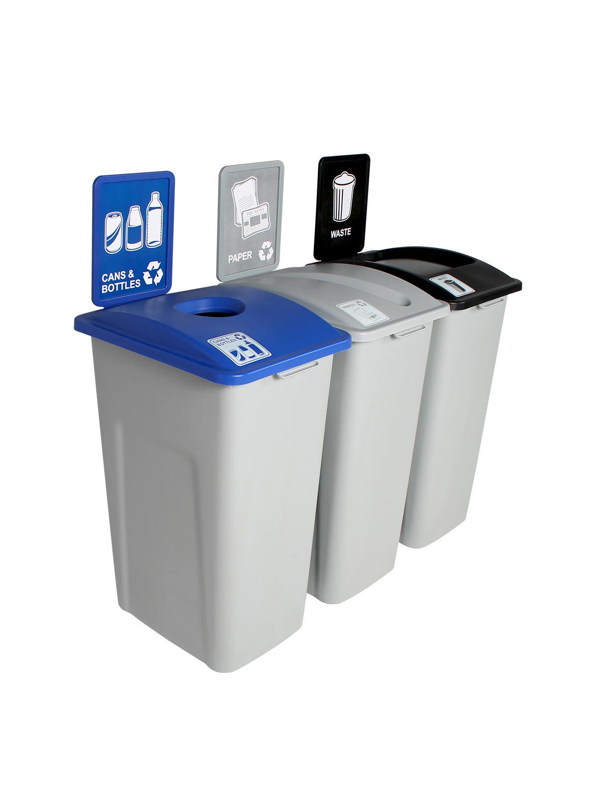 Busch Systems 1013, Waste Watcher XL Grey, Blue, Black