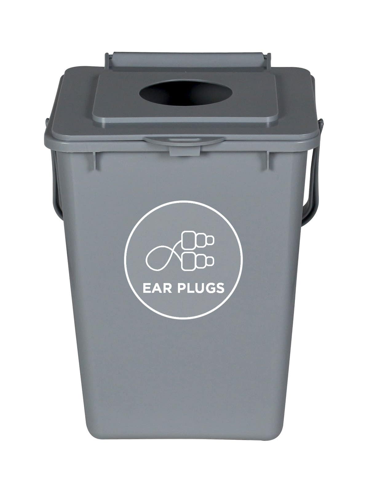 Busch Systems 101425 Collect All- Single - Ear Plugs - Circle - Executive Grey