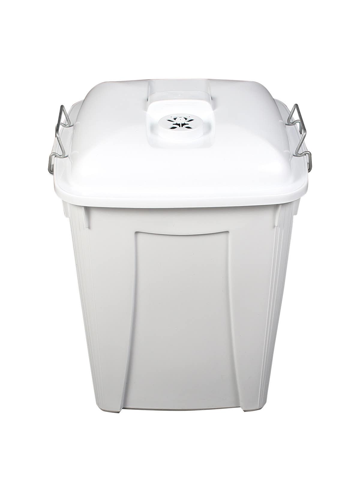Busch Systems 102492 Diaper Pail - Single - Unit - 14 G - Vented Lift - White