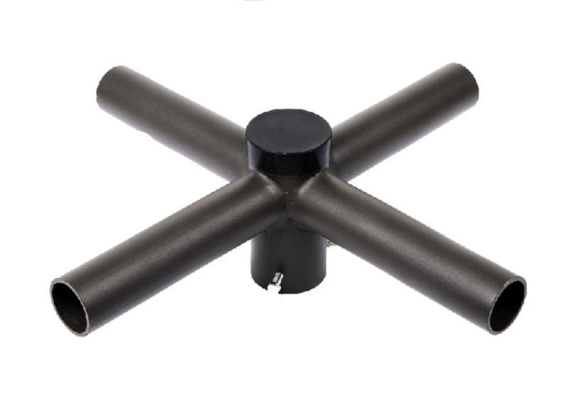 Energetic Lighting E1ST-TN4 Mounting Bracket Tenon Four Spoke 90°, Bronze