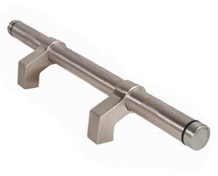 Trimco AP320 Series All-Aluminum Adjustable Pull, 1-1/4" Diameter, Offset Standoff
