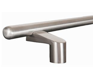 Trimco AP400 Series Standard Ladder Pull, 1-1/2" Diameter, Offset Standoff