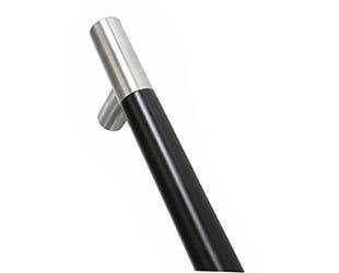 Trimco AP500 Series Anodized Grip Ladder Pull, 1-1/4" Diameter, Straight Standoff