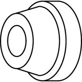 Trimco 1278CV Wall Bumper, Decor, Cast, Concave