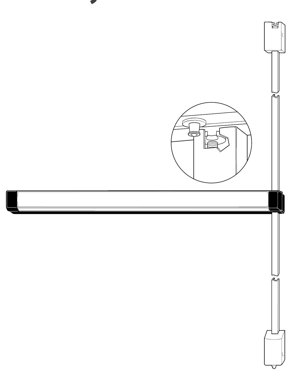 Adams Rite 8100 Surface Vertical Rod Exit Device - Life-Safety