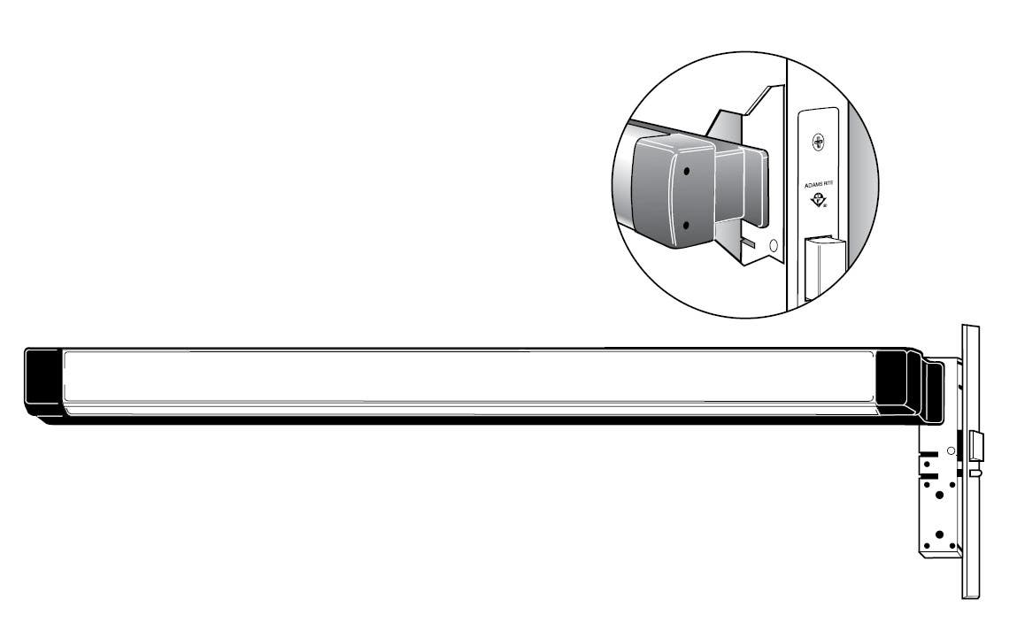 Adams Rite 3300 & 8300 Series Mortise Exit Device For Wood and Hollow Metal