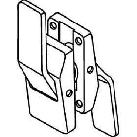 Trimco 1580A Push/Pull Latch, Tubular, Passage, Push Lever Up – Pull Lever Down