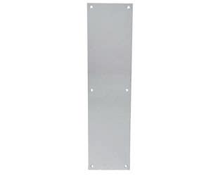 Trimco 1809-4 4" x 16" Heavy Duty 1/8" Thick Push Plate, B4E